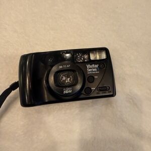 Vivitar Series 1 460PZ Data Back 38-70 AF Power Zoom Film Camera clean‎ Tested